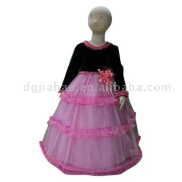  Children`s Velour Dress (Детское платье велюр)