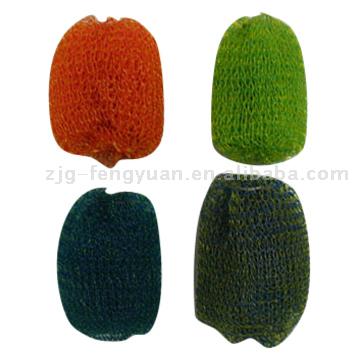  Double Color PP Cleaning Scourers (Double Couleur PP éponges de nettoyage)