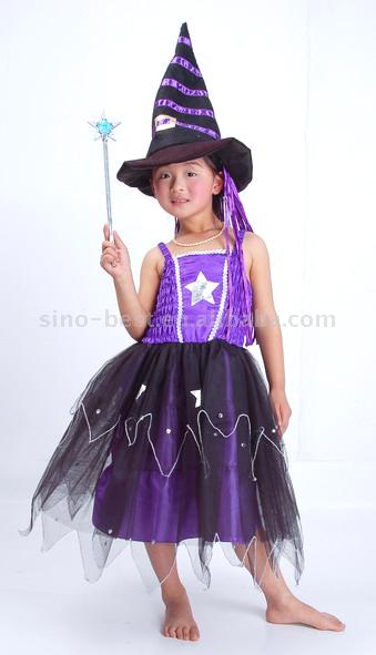  Witch Costume Set (Ведьмы костюмам Установить)