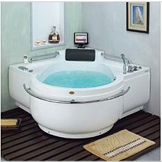  Computerized Massaging Bathtub With Pillows (Компьютеризированная Массажные ванны с подушками)