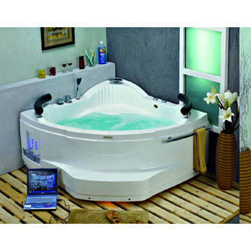  Pnuematic Massaging Bathtub With Pillows (Pnuematic Massage-Badewanne mit Kissen)