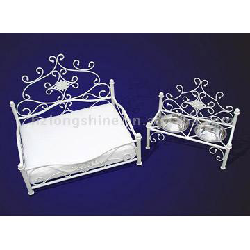  Pet Bed and Pet Feeder
