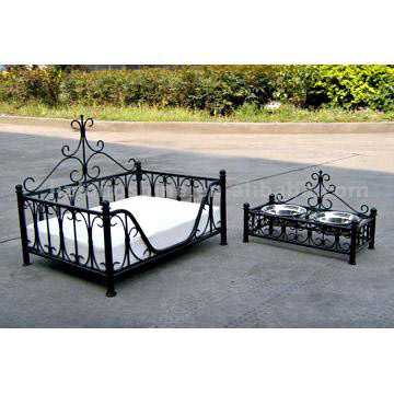  Pet Bed and Pet Feeder
