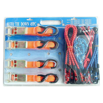  XL-LB190 45pc Ratchet Tie Down Set ( XL-LB190 45pc Ratchet Tie Down Set)