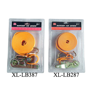  XL-LB387 & XL-LB287 1-1/16" & 1-1/2" x 20` Ratchet Tie Do (XL-LB387 & XL-LB287 1 /16 "& 1 /2" X 20 `Ratchet Tie ли)