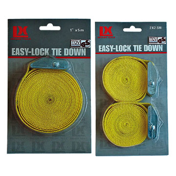  XL-LB136/LB137 2pcs 25mm x 2.5m/25mm x 5m Easy-Lock Tie Down (XL-LB136/LB137 2St 25mm x 2.5m/25mm x 5m Easy-Lock Tie Down)