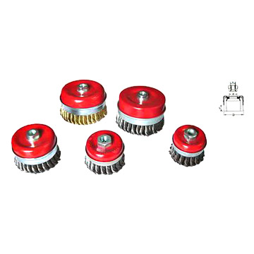  Steel Wire Cup Brushes (Fil d`acier Brosses coupes)