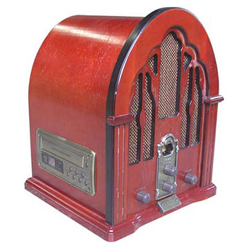 Classical Wooden Radio (RP-008) (Классические деревянные Радио (РП-008))