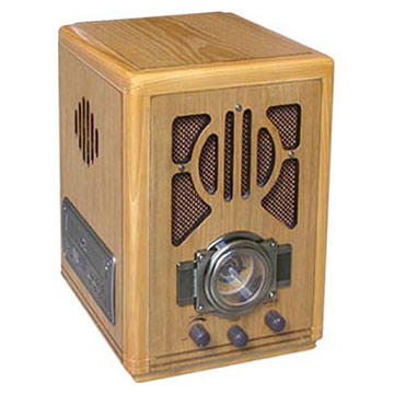  Classical Wooden Radio (RP-010) (Классические деревянные Радио (РП-010))