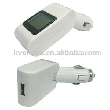  Car Charger with LCD (Auto-Ladegerät mit LCD -)