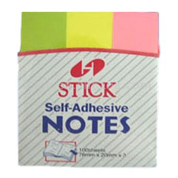  Color Strip Self-Adhesive Notes (Color Strip Self-Anspitzer)
