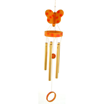  Bamboo Butterfly Wind Chime