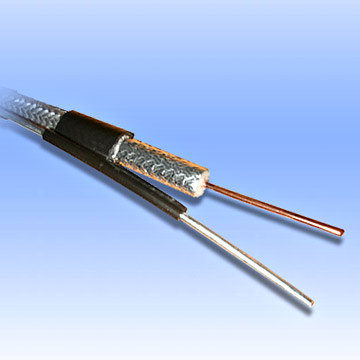  RG6 Standard Shield Coaxial Cable with Messenger ( RG6 Standard Shield Coaxial Cable with Messenger)