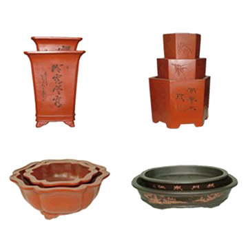  Purple Granulated and Archaized Vases ( Purple Granulated and Archaized Vases)