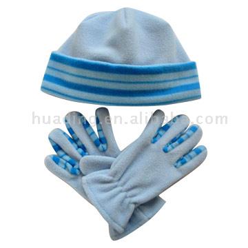  Fleece Hat and Gloves ( Fleece Hat and Gloves)