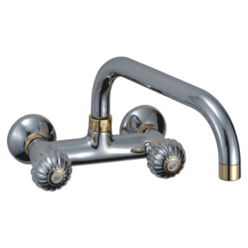  Two Handle Wall Mounted Kitchen Faucet (Zwei Handle Wall Mounted Küchenarmatur)
