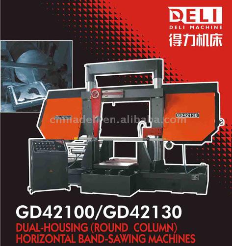  Dual Housing (Round Column) Horizontal Band Sawing Machine (Dual logement (Round Column) horizontale Scie à ruban)