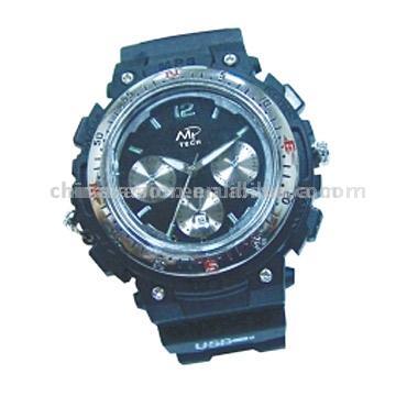 Low Priced High Quality MP3 Player Watch with Wireless FM (Low Priced Haute Qualité MP3 Player Watch avec FM sans fil)