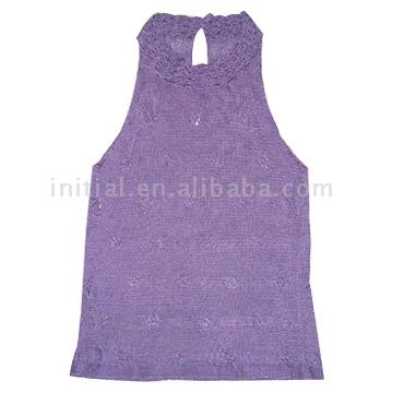  Ladies` Knitted Vest