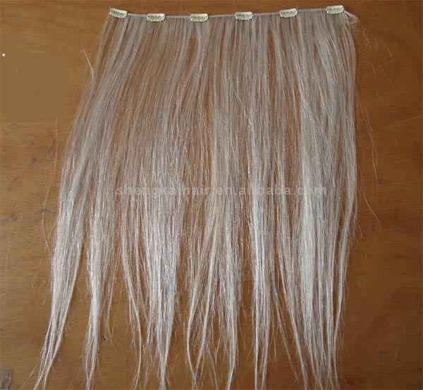 Human Hair Extensions mit Clips (Human Hair Extensions mit Clips)