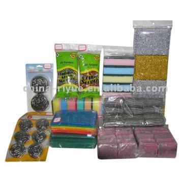  5 Colors Scouring Pad (GH3102)