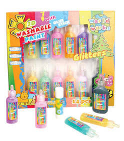  3D Glitter Glue Set (3D Glitter Set Клей)