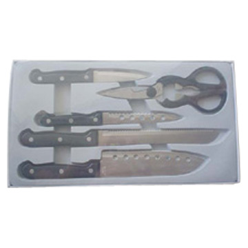  5pcs Knife Set (5pcs Ensemble de couteaux)