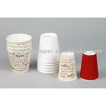  Corrugated Cups (Tasses en carton ondulé)