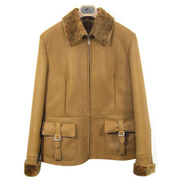  Women`s Fur Double Faced Jacket ()