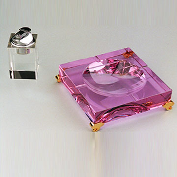  Crystal Ashtray (Crystal Cendrier)