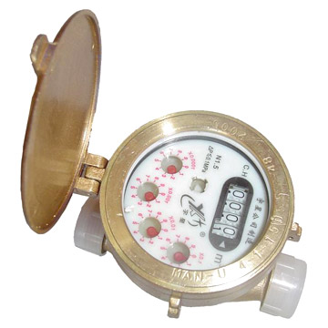  Rotary Vane Wheel Single Jet Liquid-Sealed Water Meter