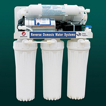  European Type 5 Stage RO Water System (Manual Drive Flush)