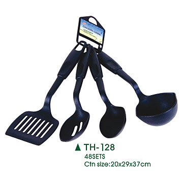  4-Piece Nylon Cooking Utensil Set (4 pièces Nylon ustensile Set)