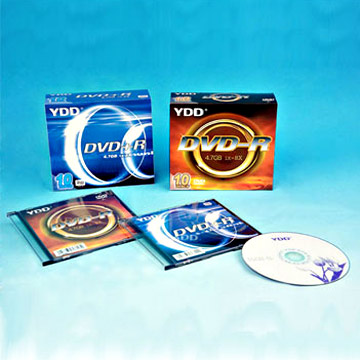  Printed DVD+/-R in 5.2mm Plastic Case Packs