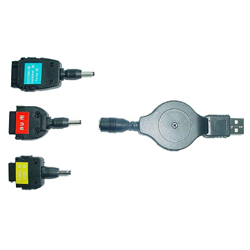  Retractable USB Cables for Mobile Phone Chargers (Câbles USB rétractable pour les chargeurs de téléphone portable)