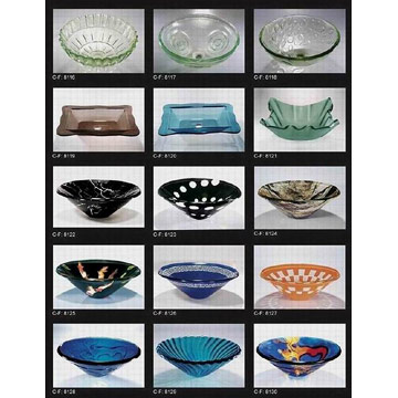  Designer Glass Drip Style-Wash basin/Sink (Designer Glass Style Drip-lavabo / évier)