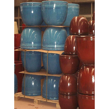  Glazed Pots