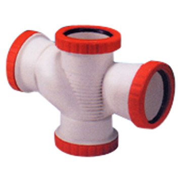  Sound Elimination Cross Pipe Fitting Mould ( Sound Elimination Cross Pipe Fitting Mould)