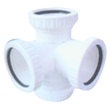  Sound Elimination Cross Pipe Fitting Mould ( Sound Elimination Cross Pipe Fitting Mould)