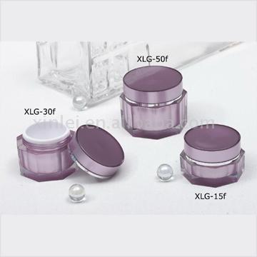  Round Acrylic Cream Jars (Ronde Acrylique Pommadiers)