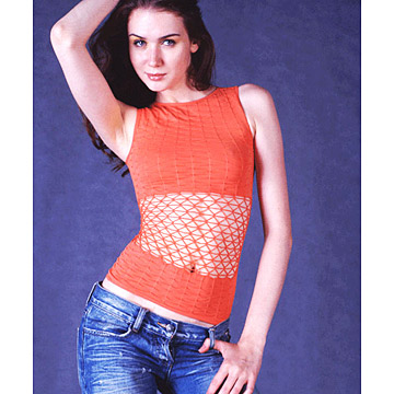  Ladies` Seamless Vest