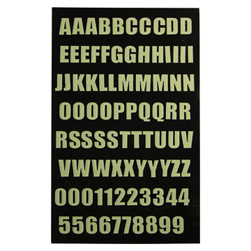  Glow in Dark Stickers ( Glow in Dark Stickers)