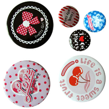  Button Badge, Tin Button (Знак кнопки, кнопки Tin)