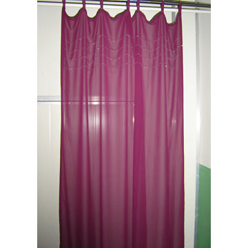  Chiffion Curtain with Hand Worked Beads (Chiffion шторы ручной работы с бисером)