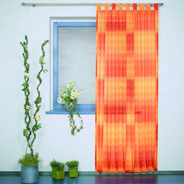  Polyester Curtain with Transfer Printed ( Polyester Curtain with Transfer Printed)