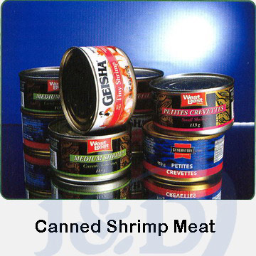  Canned Shrimp Meat (Conserves de viande de crevettes)