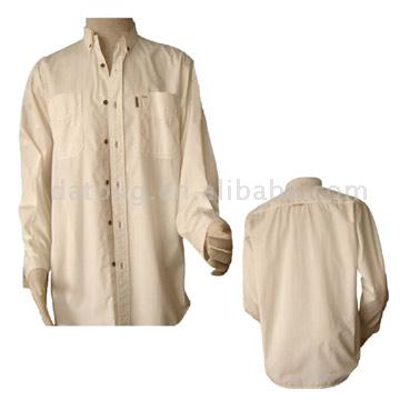  Men`s Cotton Casual Shirt (Мужские рубашки хлопок Повседневный)