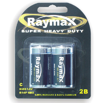  Super Heavy Duty Batteries (Aluminum Jacket) (Piles Super Heavy Duty (Aluminum Jacket))