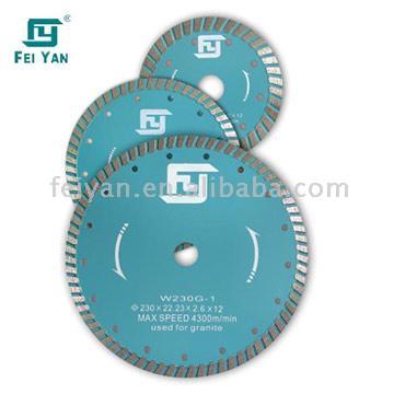  Sintered Turbo Cutting Blades (Fritté Turbo Lames)