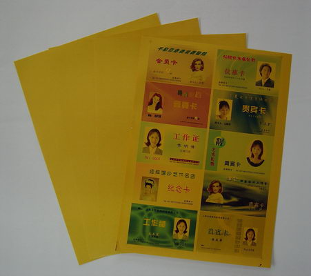  Inkjet Printing PVC sheet - gold (Inkjet Printing PVC-Folie - gold)